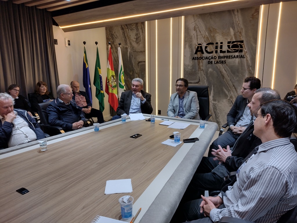 Principais ações da administração municipal de Lages estiveram em pauta na reunião da ACIL